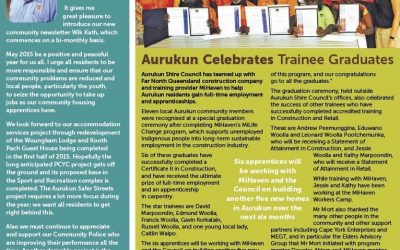 Wik Kath newsletter first edition – OUT NOW!