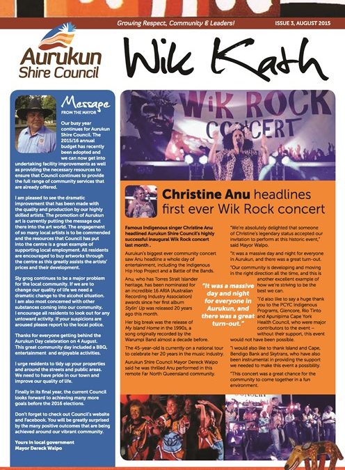 Wik Kath newsletter – OUT NOW!