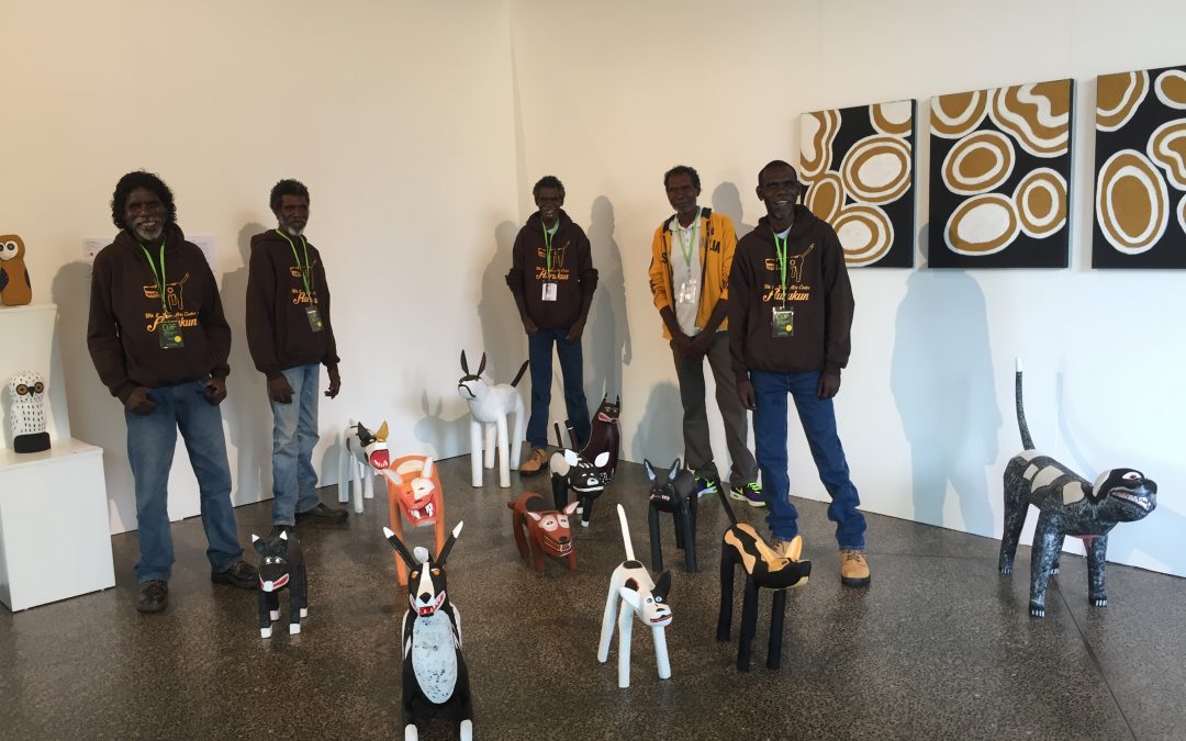 Aurukun camp dog sculptures in demand