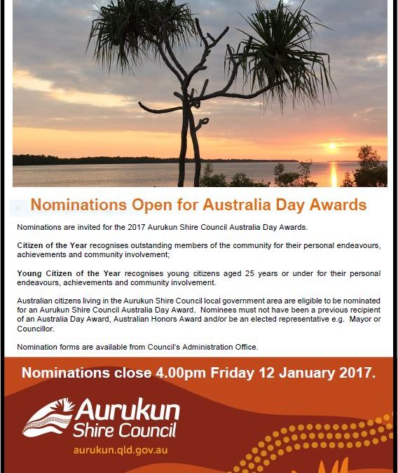 Who are Aurukun’s Citizens of the Year?