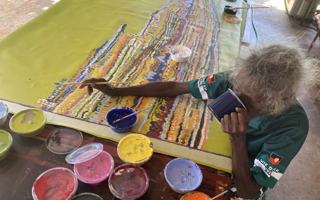 Wik and Kugu Arts Centre artists join Australian elite