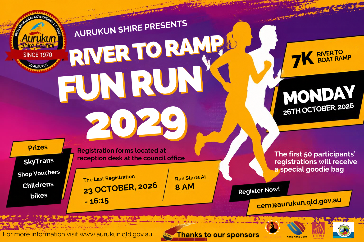 New Fun Run Date